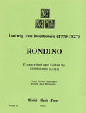 Beethoven, Ludwig van % Rondino (Score & Parts)-WW5