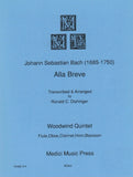 Bach, J.S. % Alla Breve (Score & Parts) - WW5