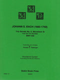 Bach, J.S. % Trio Sonata #6 Movement III BWV 530 (score & parts) - WW5
