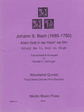 Bach, J.S. % Glory Be To God On High (score & parts) - WW5