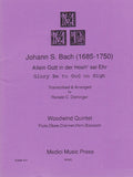 Bach, J.S. % Glory Be To God On High (score & parts - WW5
