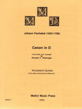 Pachelbel, Johann % Canon in D Major (score & parts) - WW5