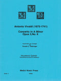 Vivaldi, Antonio % Concerto in a minor from "L'Estro Armonico" RV356 (score & parts) - WW5