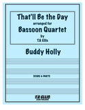 Holly, Buddy % That'll Be the Day (score & parts)(Ellis) - 4BSN