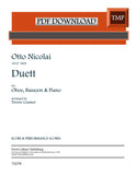 Nicolai, Otto % Duett (score & performance scores) - OB/BSN/PN [PDF]