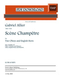 Allier, Gabriel % Scene Champetre (score & parts) - 2OB/EH (PDF)