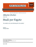 Orefici, Alberto % Studi per Fagotto - BSN (PDF)