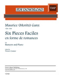 Ganz, Maurice (Moritz) % Six Pieces Faciles - BSN/PN (PDF)