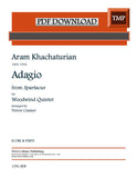Khachaturian, Aram % Adagio from "Spartacus" (score & parts) - WW5 (PDF)