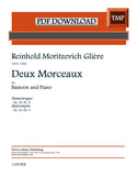 Gliere, Rheinhold % Deux Morceaux (Humoresque & Impromptu) - BSN/PN (PDF)