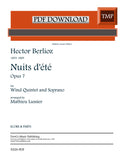 Berlioz, Hector % Nuits d'ete, op. 7 (Lussier) (score & parts) - WW5/SOPRANO (PDF)