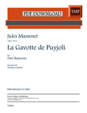 Massenet, Jules % La Gavotte de Puyjoli (performance scores) - 2BSN (PDF)