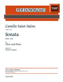 Saint-Saens, Camille % Sonata, op. 166 - OB/PN (PDF)