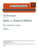 Boulanger, Lili % Suite from Faust et Helene (score & parts) - OB/EH/PN (PDF)