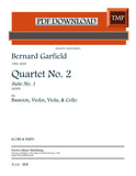 Garfield, Bernard % Quartet #2 (score & parts) - BSN/STG3 (PDF)