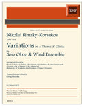 Rimsky-Korsakov, Nikolai % Variations on a Theme of Glinka (score & set) - OB/BAND