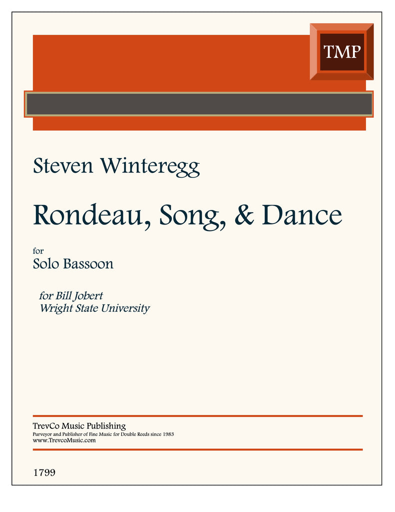 Steven Rondeau Rondeau, Song, & Dance - SOLO BSN - Trevco Music