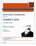 Tchaikovsky, Pyotr Ilyich % Lensky's Aria (Cramer) - BSN/PN