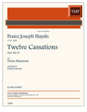 Haydn, Franz Joseph % Twelve Cassations (score & parts) - 3BSN