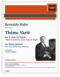 Hahn, Reynaldo % Theme Varie sur le nom de Haydn (score & parts) - WW5