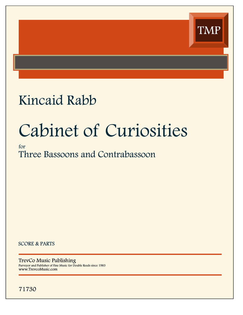 Rabb, Kincaid % Cabinet of Curiosities (score & parts) - 3BSN/CBSN