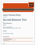 Finley, Antor Dismuk % Second Bassoon Trio, op. 2 (score & parts) - 3BSN