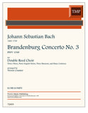 Bach, J.S. % Brandenburg Concerto 3 (Cramer) (score & parts) - 3OB/3EH/3BSN/opt. BASSO CONTINUO