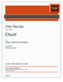 Nicolai, Otto % Duett (score & performance scores) - OB/BSN/PN