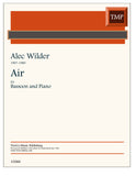 Wilder, Alec % Air for Bassoon and Strings - BSN/PN