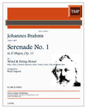 Brahms, Johannes % Serenade #1 in D Major, op. 11 (score & parts) - WW5/VLN/VLA/CEL/KB
