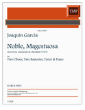 Garcia, Joaquin % Noble, magestuosa - 2OB/2BSN/TEN/PN