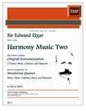 Elgar, Sir Edward % Harmony Music 2 (score & parts) - WW5 or 2FL/OB/CL/BSN (PDF)
