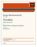 Rachmaninoff, Sergei % Vocalise, op. 34, #14 - BSN/PN or EH/PN