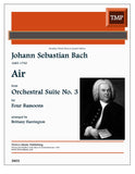Breaking Winds % Bach: Air from Orchestra Suite #3 (score & parts) - 4BSN