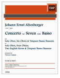Altenberger, Johann Ernst % Concerto for Seven with Basso (score & parts) - 7OB/TIMP(BASSO)