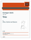 Auric, Georges % Trio (score) - OB/CL/BSN