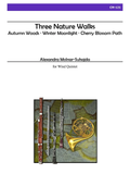 Molnar-Suhajda, Alexandra % Three Nature Walks  (score & parts) - WW5
