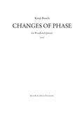 Bunch, Kenji % Changes of Phase (score & parts) - WW5