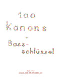 Collection % 100 Canons in Bass Clef (score & parts) - 2-6BSN