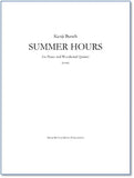 Bunch, Kenji % Summer Hours (score & parts) - WW5/PN