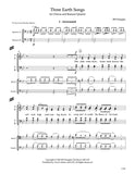 Douglas, Bill % Three Earth Songs (score & parts) - 4BSN/CHOIR SATB