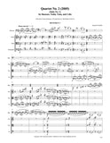 Garfield, Bernard % Quartet #2 (score & parts) - BSN/STG3