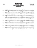 Elgar, Sir Edward % Nimrod from "Enigma Variations" (score & parts) - 8BSN