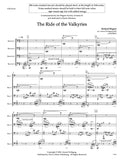 Wagner, Richard % Ride of the Valkyries (Wolfgang) (score & parts) - 4BSN