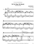 Rachmaninoff, Sergei % Do Not Sing, My Beauty - BSN/PN (PDF)