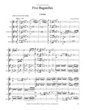 Shakarian, Roupen % Five Bagatelles (score & parts) - WW5