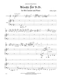 Agrell, Jeffrey % Blues for D.D. - CL/PN