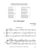 Hahn, Reynaldo % Two Madrigals - OB/EH/BSN opt.PN