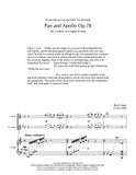 Gipps, Ruth % Pan and Apollo, op. 78 - 2OB/EH/HARP