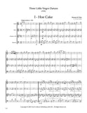 Price, Florence % Three Negro Dances (score & parts) - FL/OB/CL/BSN